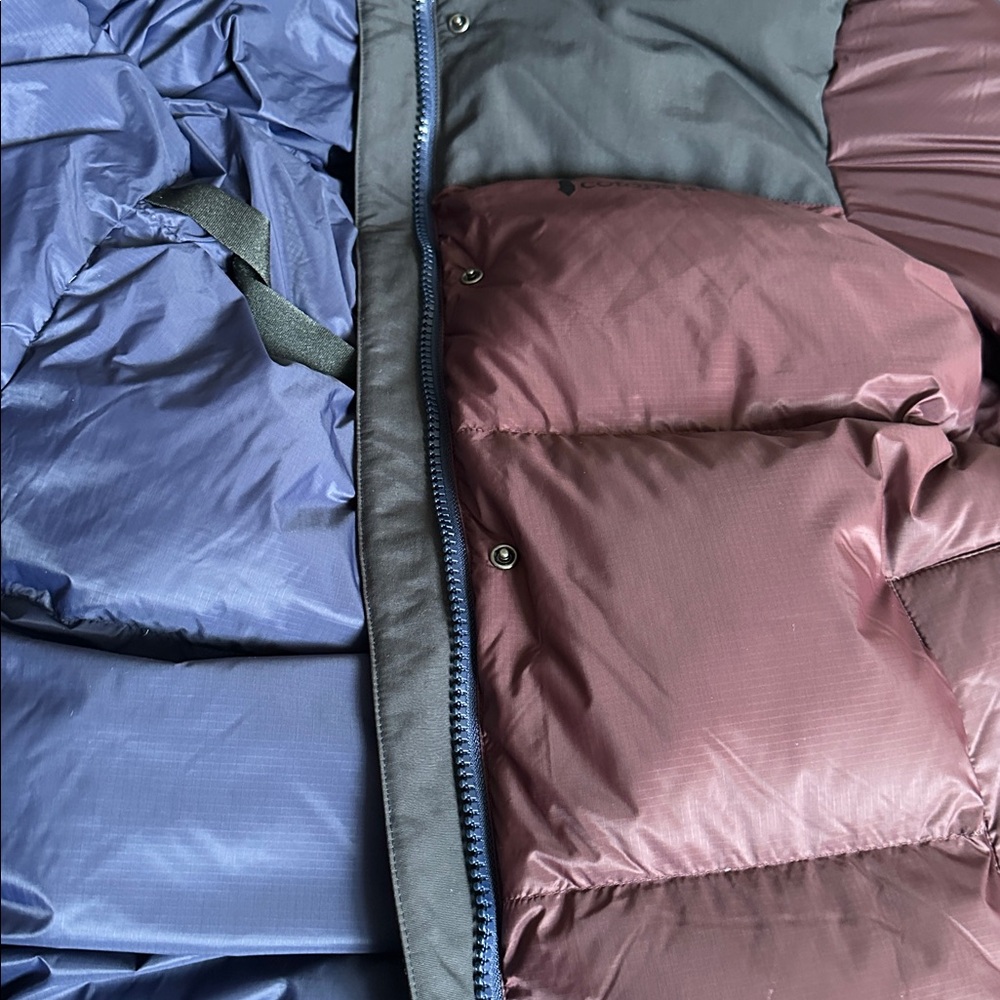 New without tags Cotopaxi Multicolor Hooded Puffer Jacket Stadium Parka Winter - Picture 4 of 12